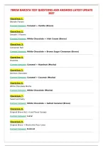7BREW BARISTA TEST QUESTIONS AND ANSWERS LATEST UPDATE&NewLine;2027