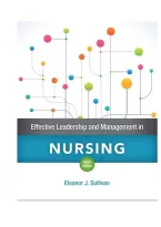  Effective Leadership & Management in Nursing 9th Ed &vert; Sullivan