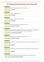 AIC 301 QUESTIONS AND ANSWERS LATEST UPDATE 2027&NewLine;