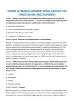 ABFM ITE&colon; IN-TRAINING EXAMINATION ACTUAL QUESTIONS WITH &NewLine;CORRECT ANSWERS AND EXPLANATIONS 