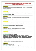 BNSF CONDUCTOR FINAL EXAM SOLVED CORRECTLY LATEST&NewLine;UPDATE 2027 GRADED A&plus;
