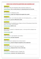 BOMA HVAC EXPECTED QUESTIONS AND ANSWERS 2027&NewLine;