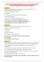 BSN 206 HALLMARK EXAM SELECT ALL THAT APPLY UPDATED&NewLine;ACTUAL QUESTIONS AND CORRECT ANSWERS