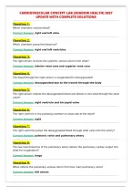 CARDIOVASCULAR CONCEPT LAB &lpar;SHADOW HEALTH&rpar; 2027&NewLine;UPDATE WITH COMPLETE SOLUTIONS