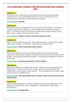 CCHT EXAM 2026 I PASSED&excl; EXPECTED QUESTIONS AND ANSWERS&NewLine;2027