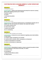 CCHT PRACTICE TEST 5&period;0 SOLVED CORRECTLY LATEST UPDATE 2027&NewLine;GRADED A&plus;