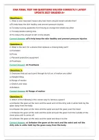 CNA FINAL TEST 100 QUESTIONS SOLVED CORRECTLY LATEST&NewLine;UPDATE 2027 GRADED A&plus;