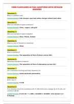 CNIM FLASHCARDS ACTUAL QUESTIONS WITH DETAILED&NewLine;ANSWERS