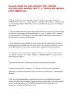 Paramedic FISDAP Final EXAM QUESTIONS WITH COMPLETE SOLUTION GUIDE&rpar; &lpar;MULTIPLE CHOICES&rpar; &lpar;A&plus; GRADED 100&percnt; VERIFIED&rpar; LATEST VERSION 2026&NewLine;