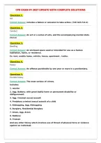CPD EXAM &num;1 2027 UPDATE WITH COMPLETE SOLUTIONS&NewLine;