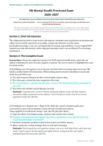 RN Mental Health Proctored Exam 2026&ndash;2027 &vert; Comprehensive Practice Questions & Nursing Study Guide