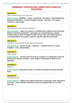EMERGENCY TOXICITES 2027 UPDATE WITH COMPLETE&NewLine;SOLUTIONS