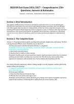 HESI RN Exit Exam 2026&sol;2027 &ndash; Comprehensive Independent Practice Resource &vert; 250&plus; Questions with Answers & Rationales