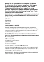 NSG 3130 &vert; NSG 3130 Nursing Study Guide & Exam Prep 2026&ndash;2027 &vert; NSG 3130 Nursing Exam Review &vert; Nursing Assessment&comma; Nursing Process&comma; Clinical Judgment&comma; Patient Safety&comma; Pharmacology&comma; Medication Administration&comma; Health Assessment&comma; Pathophysiology&comma; Adult Healt
