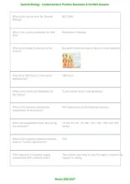 General Biology Exam Questions & Answers &lpar;Verified&rpar; &vert; Practice Test & Study Guide &vert; Latest &vert; Grade A&plus; &vert; 2026&sol;2027&NewLine;