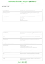 Intermediate Accounting Chapters 1-5 Exam Questions & Answers &lpar;Verified&rpar; &vert; Comprehensive Study Guide & Practice Test &vert; Latest &vert; Grade A&plus; &vert; 2026&sol;2027&NewLine;