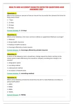 HEALTH AND ACCIDENT EXAM PSI EXPECTED QUESTIONS AND&NewLine;ANSWERS 2027