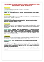 HESI CASE STUDIES INFLAMMATORY BOWEL DISEASE QUESTIONS&NewLine;AND ANSWERS LATEST UPDATE 2027