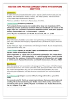 HESI MED-SURG PRACTICE EXAM 2027 UPDATE WITH COMPLETE&NewLine;SOLUTIONS&NewLine;