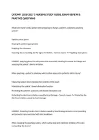 OSTOMY 2026&sol;2027 &vert; NURSING STUDY GUIDE&comma; EXAM REVIEW & PRACTICE QUESTIONS