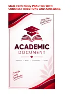 State farm certification - claims adjuster WITH ACTUAL ANSWERS 2026&period;
