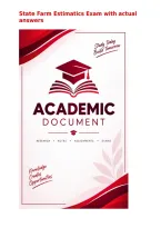 State farm certification - claims adjuster WITH ACTUAL ANSWERS 2026&period;