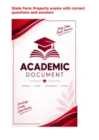 State farm certification - claims adjuster WITH ACTUAL ANSWERS 2026&period;