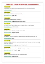 HVACR UNIT 31 EXPECTED QUESTIONS AND ANSWERS 2027&NewLine;