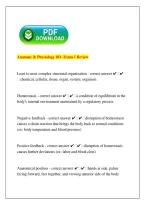 Anatomy & Physiology 101 Exam 1 Review &vert; A&P 101 Study Guide &vert; 2026