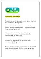 APHY 101 M05 SmartBook 1 & 2 &vert; Ivy Tech &vert; 2026 Study Guide