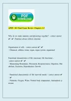APHY 101 Final Exam Review Chapters 1&ndash;5 &vert; Ivy Tech &vert; 2026 Study Guide
