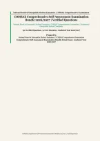 COMSAE Comprehensive Self-Assessment Exam Bundle 2026&sol;2027 &vert; 150 Verified Questions & Answers &vert; NBOME Osteopathic Medical Exam Prep &vert; 4 Core Domains &vert; Instant Download