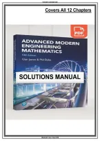 Test Bank&colon; Conv Solutions to Advanced Modern Engineering Mathematics by Burley&comma; 2019 &lpar;5th Edition&rpar; - Graded A&plus; C&period;&period;&period;