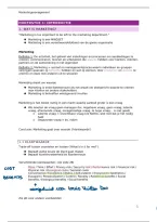 Samenvatting Marketing Management - Handelswetenschappen&vert; Universiteit Gent &vert; 2025&sol;26