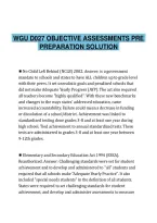 WGU&lowbar;D027&lowbar;OBJECTIVE&lowbar;ASSESSMENTS&lowbar;PRE&lowbar;ASSESSMENTS&lowbar;PRACTICE&lowbar;SOLUTION&period;pdf