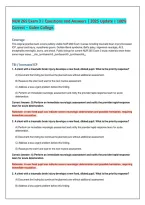NUR 265 Exam 3 &vert; Questions and Answers with Rationales &vert; 2025 Update &vert; Galen College of Nursing &vert; High-Yield Nursing Review &vert; Verified Correct Answers