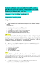 Buttaro primary care a collaborative 6th edition&NewLine;practice exam with correct verified answers with &NewLine;instant pdf download Test Bank