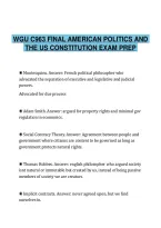 WGU&lowbar;C963&lowbar;FINAL&lowbar;AMERICAN&lowbar;POLITICS&lowbar;AND&lowbar;THE&lowbar;US&lowbar;CONSTITUTION&lowbar;EXAM&lowbar;PREP&period;pdf