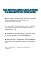 WGU&lowbar;C963&lowbar;FINAL&lowbar;AMERICAN&lowbar;POLITICS&lowbar;AND&lowbar;THE&lowbar;US&lowbar;CONSTITUTION&lowbar;CERTIFICATION&period;pdf