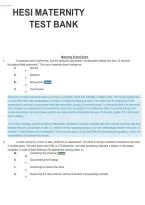 HESI Maternity Exam Practice Questions and Answers with Rationales &vert; Maternal-Newborn Nursing Study Guide &vert; Instant Download PDF&NewLine;