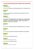 IS 300 UW EXAM QUESTIONS AND ANSWERS LATEST UPDATE 2027&NewLine;