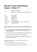 Psychotherapy Nursing Exam Practice Questions and Answers &vert; Mental Health Nursing Study Guide &vert; Instant Download PDF