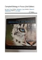 Test Bank - Campbell Biology in Focus&comma; 2nd AP&reg; Edition &lpar;Urry&comma; 2017&rpar; Chapter 1-43 Fully Covered
