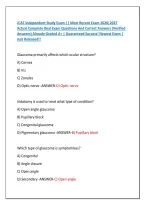 JCAT Independent Study Exam &vert;&vert; Most Recent Exam 2026&vert;2027 &NewLine;Actual Complete Real Exam Questions And Correct Answers &lpar;Verified &NewLine;Answers&rpar; Already Graded A&plus; &vert; Guaranteed Success&excl; Newest Exam &vert; &NewLine;Just Released&excl;&excl; 