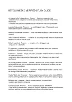 BST 322 WEEK 3 VERIFIED STUDY GUIDE