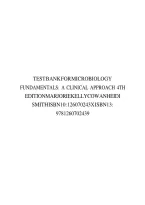 Microbiology Fundamentals A Clinical Approach 2024 Release Marjorie Kelly Cowan&comma; Heidi Smith and Jennifer Lusk Chapter 1-22 &vert; Complete Solution Guide Test Bank &NewLine;