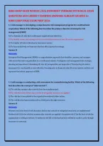 RIMS CRMP EXAM NEWEST 2026 DIFFERENT VERSIONS WITH REAL EXAM &NewLine;QUESTIONS AND CORRECT VERIFIED ANSWERS ALREADY GRADED A&plus; &NewLine;RIMS CRMP FINAL EXAM PREP 2026