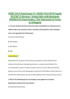 NURS 5434 Final Exam V1&ndash;V3 &vert; NURS 5434 HTN Family III &lpar;FNP 3&rpar; Review &vert; Actual Q&A with Rationale &lpar;NURS5434 Final Exam&rpar; &vert; The University of Texas at Arlington
