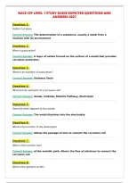 NACE CIP LEVEL 1 STUDY GUIDE EXPECTED QUESTIONS AND&NewLine;ANSWERS 2027&NewLine;