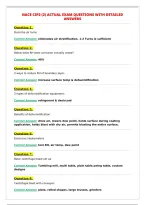 NACE CIP2 &lpar;2&rpar; ACTUAL EXAM QUESTIONS WITH DETAILED&NewLine;ANSWER